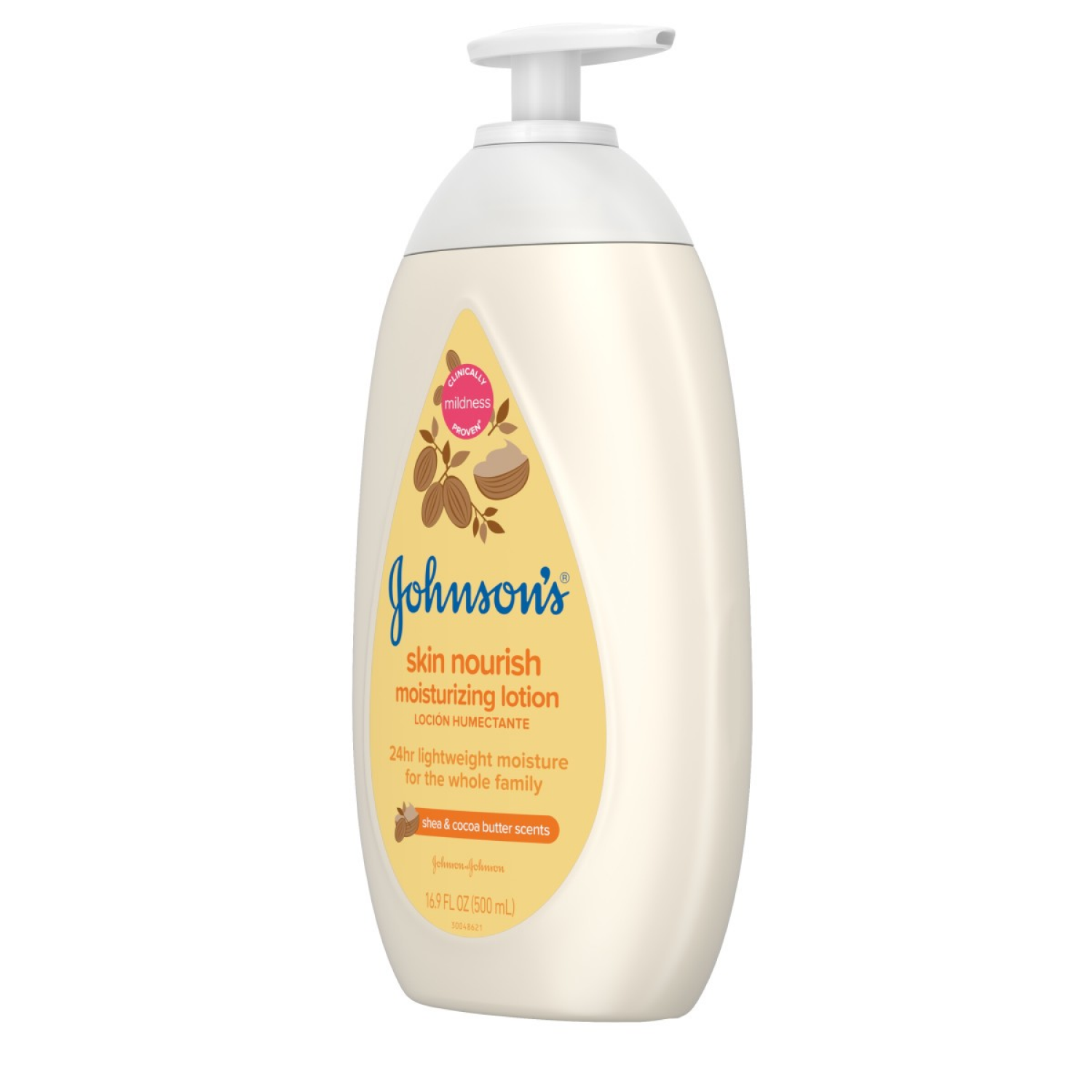 slide 6 of 6, Johnson's Johnson’s Skin Nourishing Moisturizing Baby Lotion, Shea & Cocoa Butter Scents, 16.9 Fl. Oz (500 mL), 16.9 fl oz