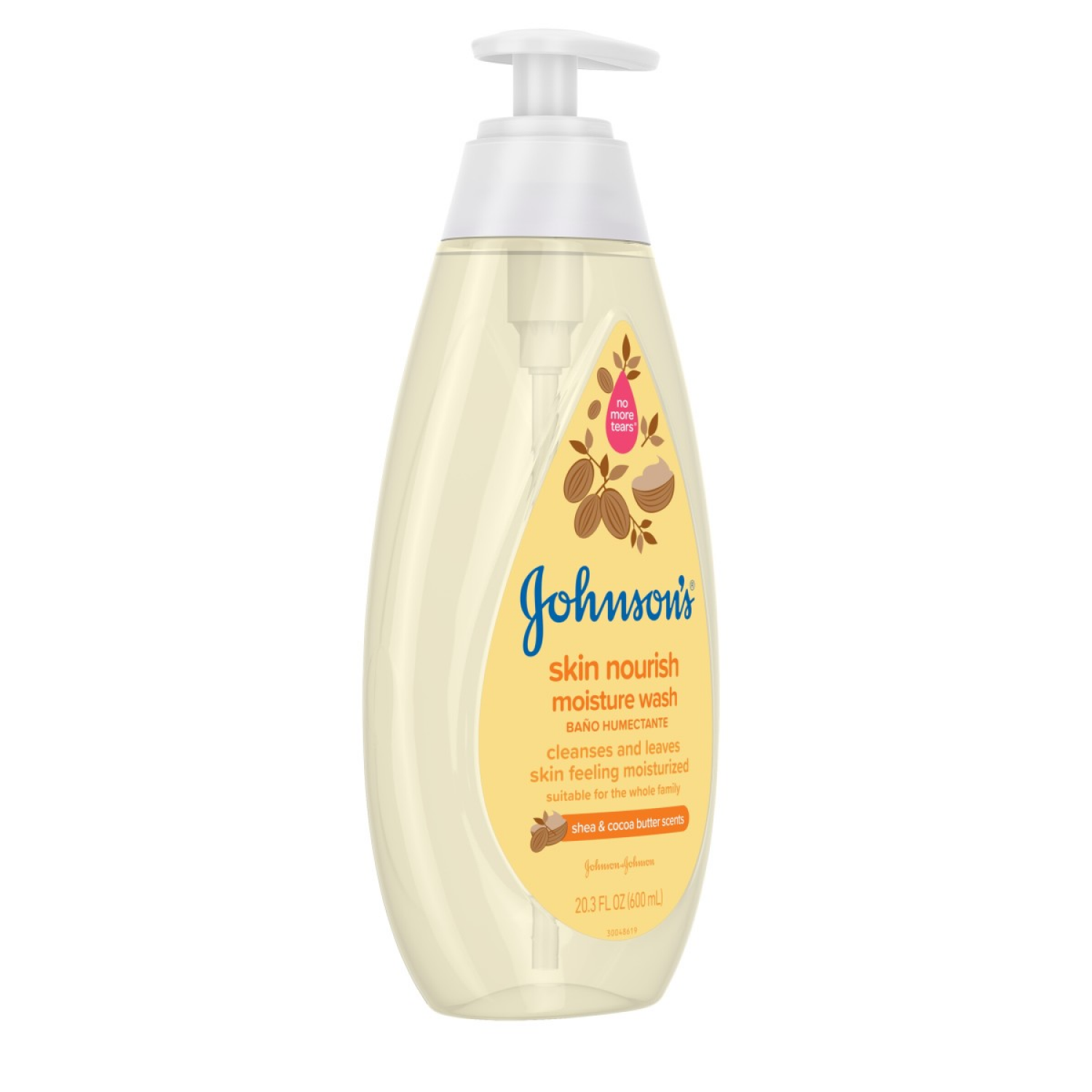 slide 5 of 6, Johnson's Johnson’s Skin Nourish Moisture Baby Wash, Shea & Cocoa Butter Scents, 20.3 Fl. Oz (600 mL), 20.3 fl oz