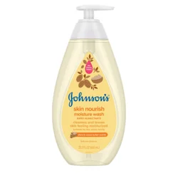 Johnson's Johnson’s Skin Nourish Moisture Baby Wash, Shea & Cocoa Butter Scents, 20.3 Fl. Oz (600 mL)