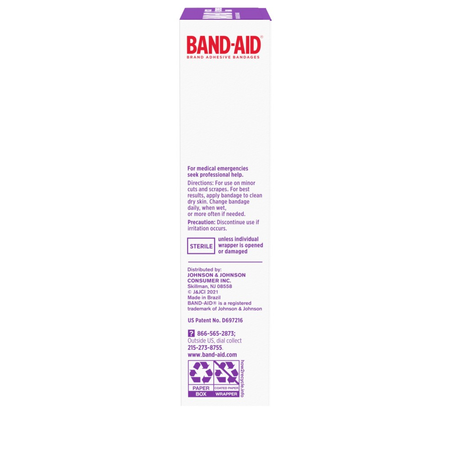 slide 2 of 4, BAND-AID Brand Adhesive Bandages, Sensitive Skin, Extra Large, 7 Count, 7 ct