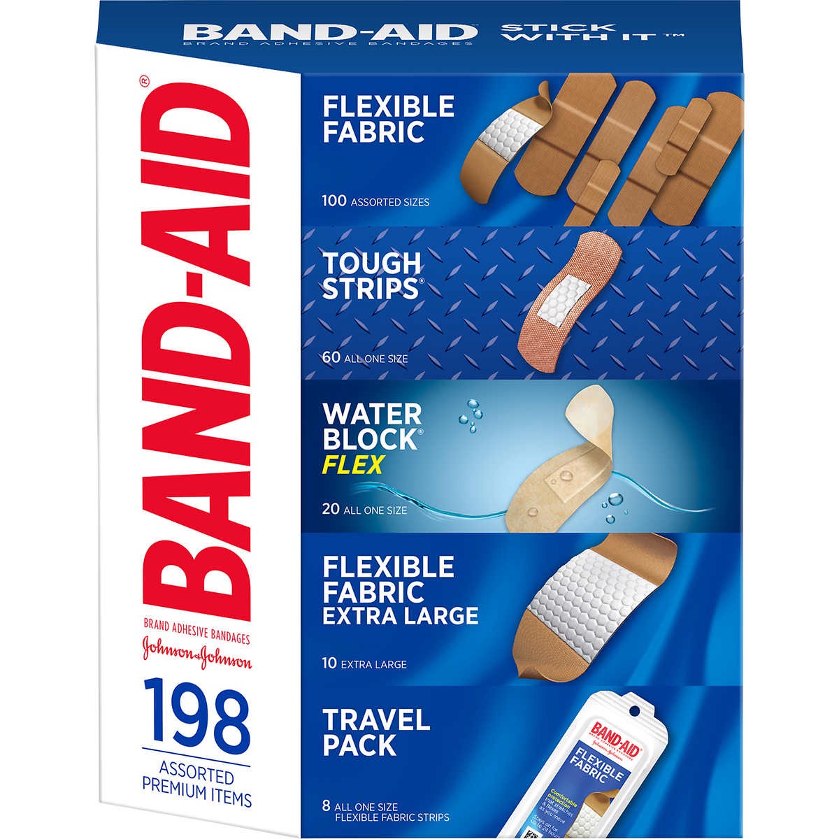 Johnson And Johnson BandAids Adhesive Bandages Assorted 198 ct Shipt