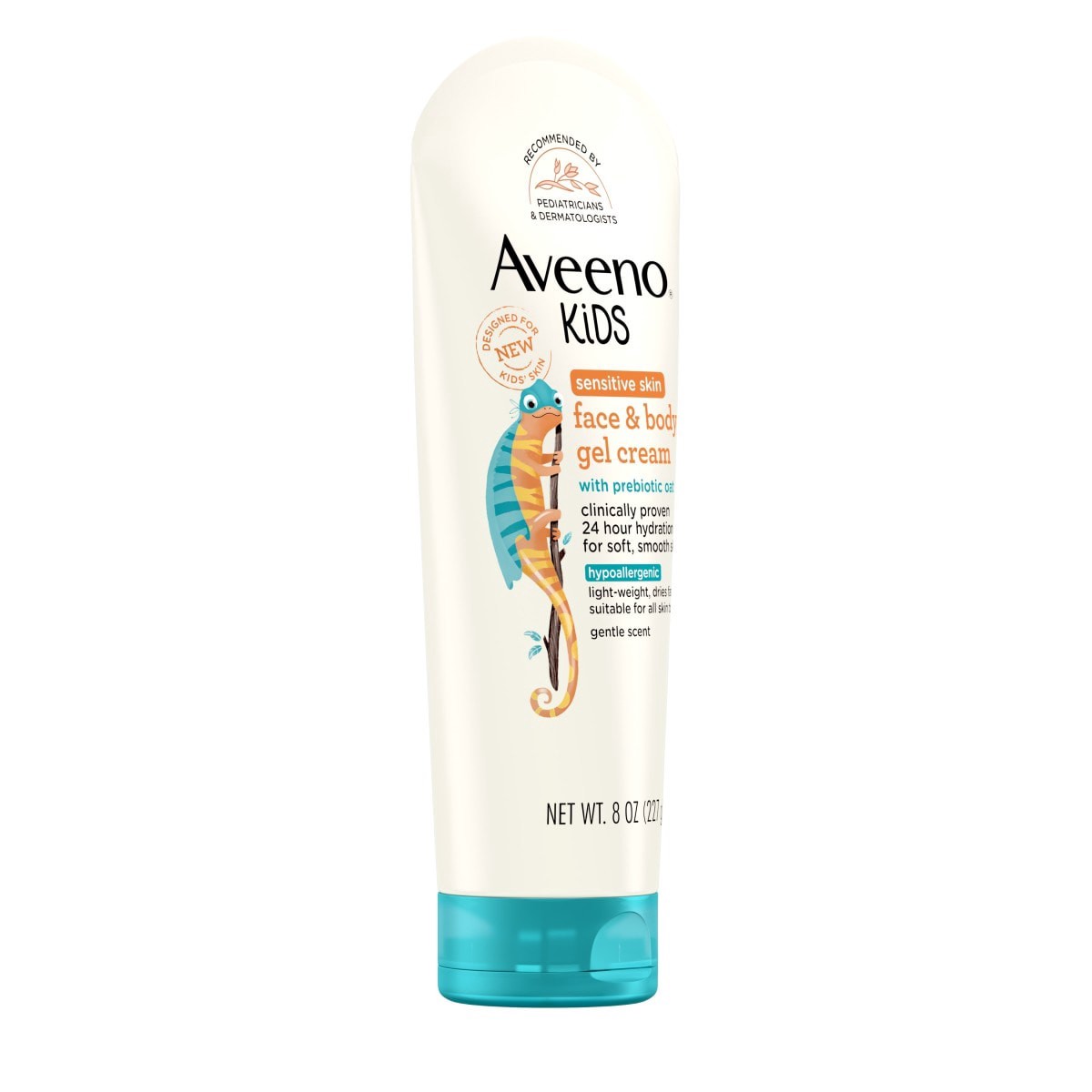 slide 17 of 17, Aveeno Kids Sensitive Skin Face & Body Gel Cream, Hypoallergenic, 8 oz