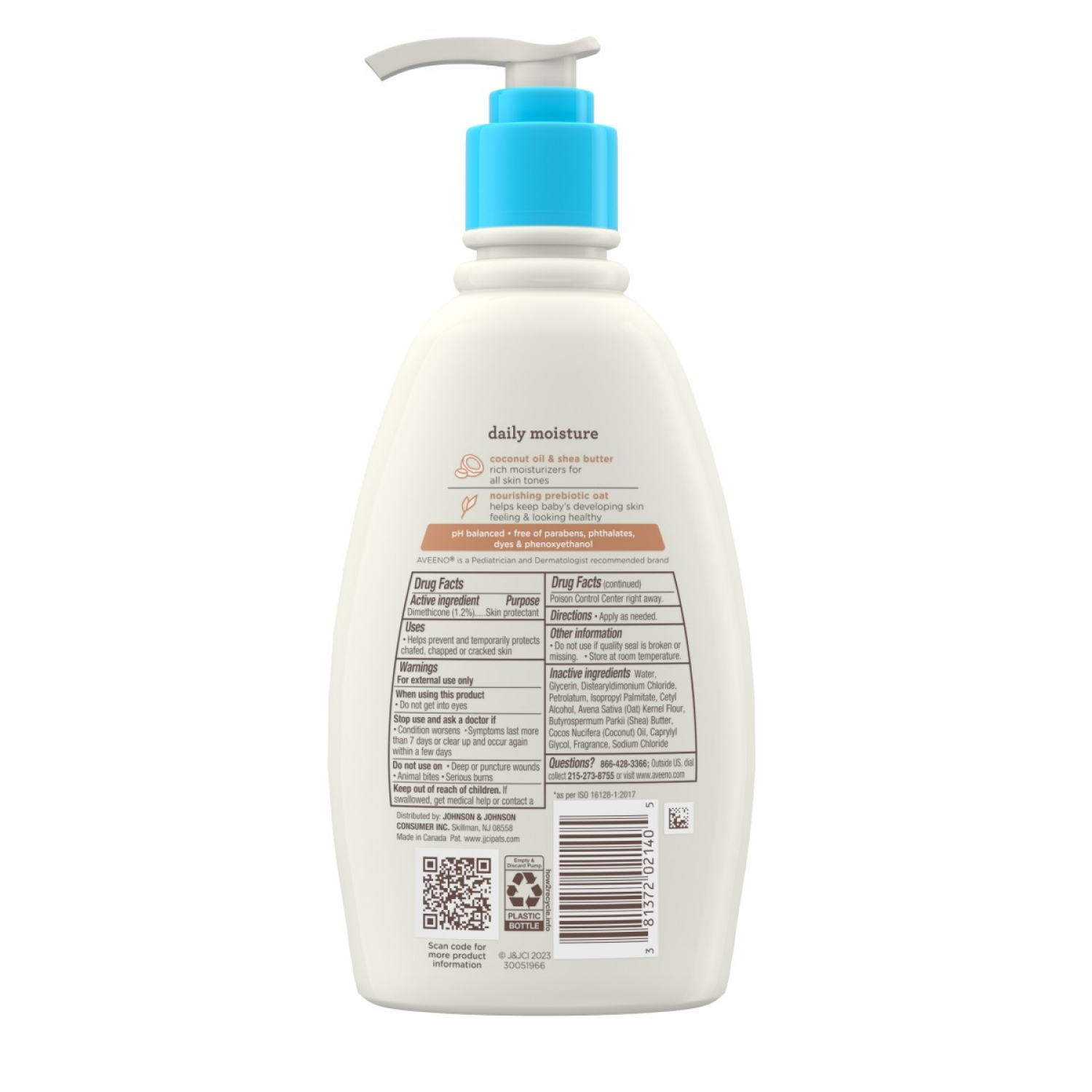 slide 2 of 6, Aveeno Baby Daily Moisture Cream Coconut and Shea Butter, 12 Fl. Oz, 12 fl oz