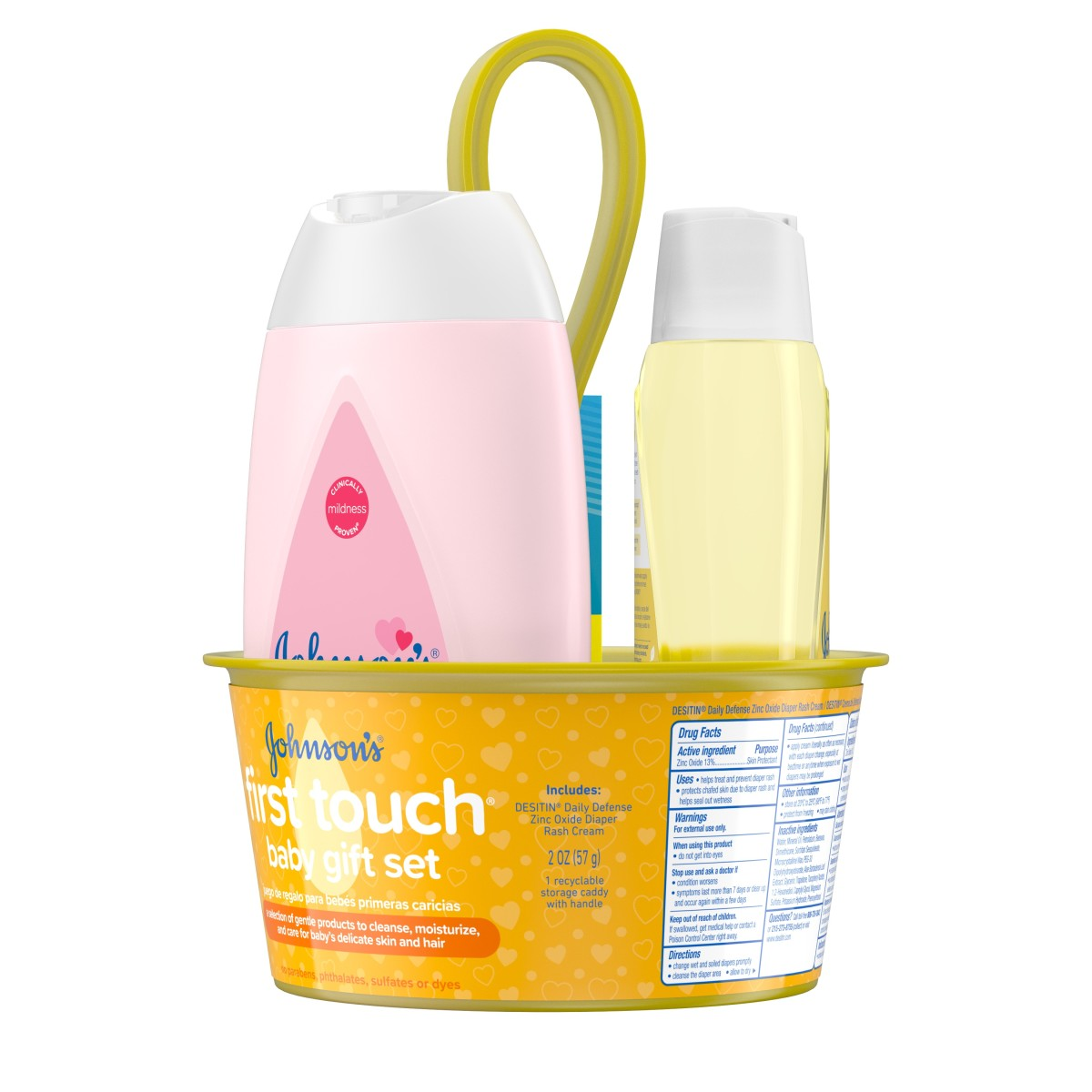 slide 4 of 6, Johnson's First Touch Giftset, 4 Items, 1 ct