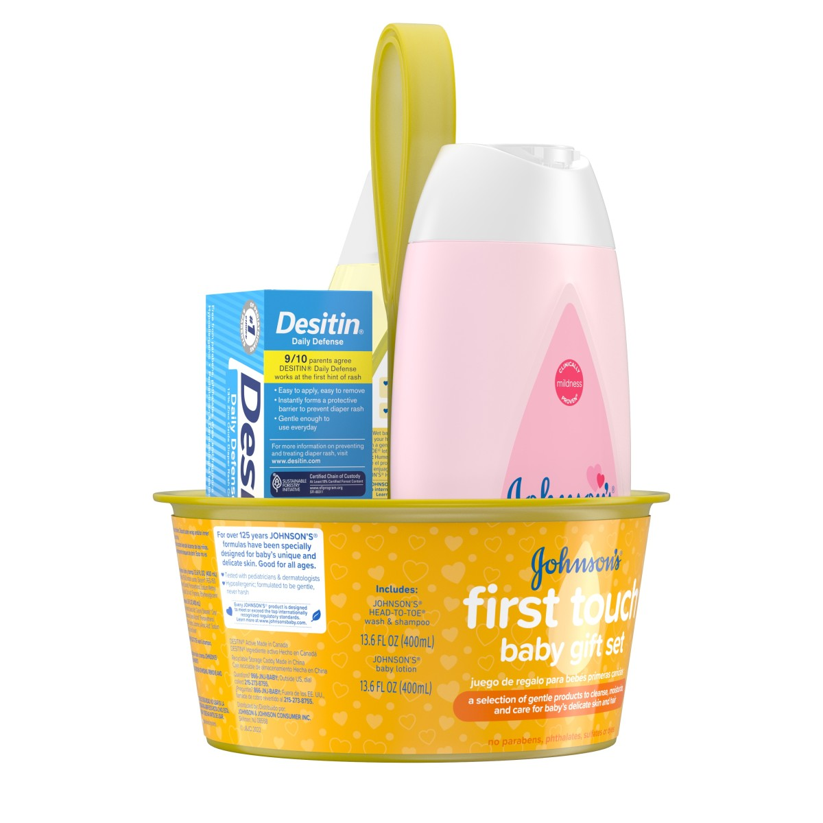 slide 5 of 6, Johnson's First Touch Giftset, 4 Items, 1 ct