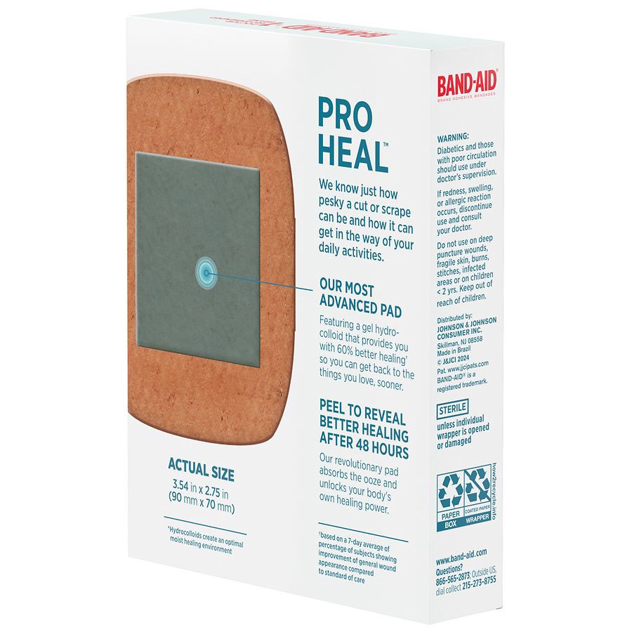 slide 5 of 5, BAND-AID BRAND Pro Heal X-Large, 5ct, 5 ct
