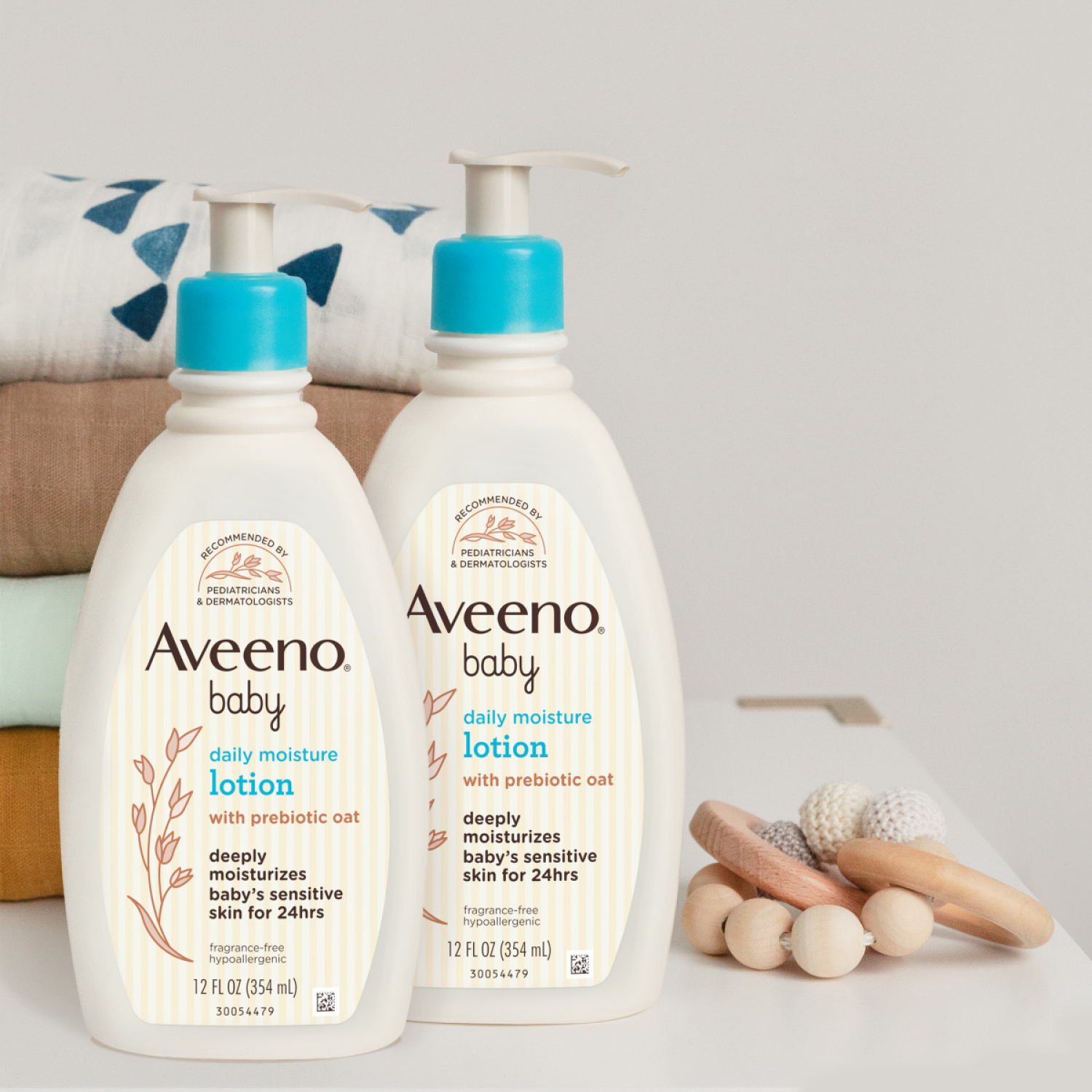 slide 2 of 8, Aveeno Daily Moisture Lotion, 12 Fl. Oz, Pack of 2, 2 ct