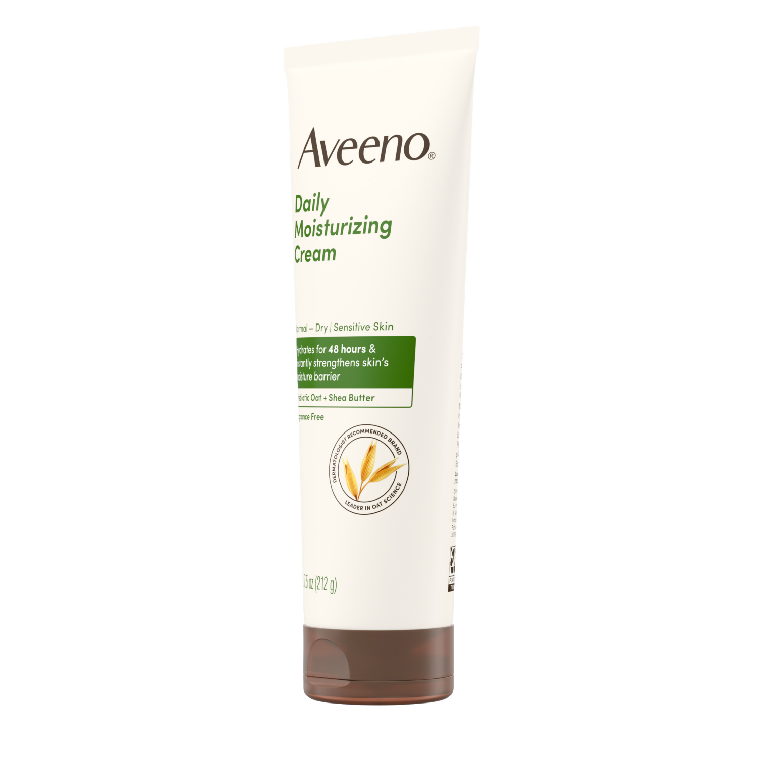 slide 3 of 6, Aveeno Daily Moisturizing Cream, Fragrance Free, 7.5 Oz, 7.5 oz