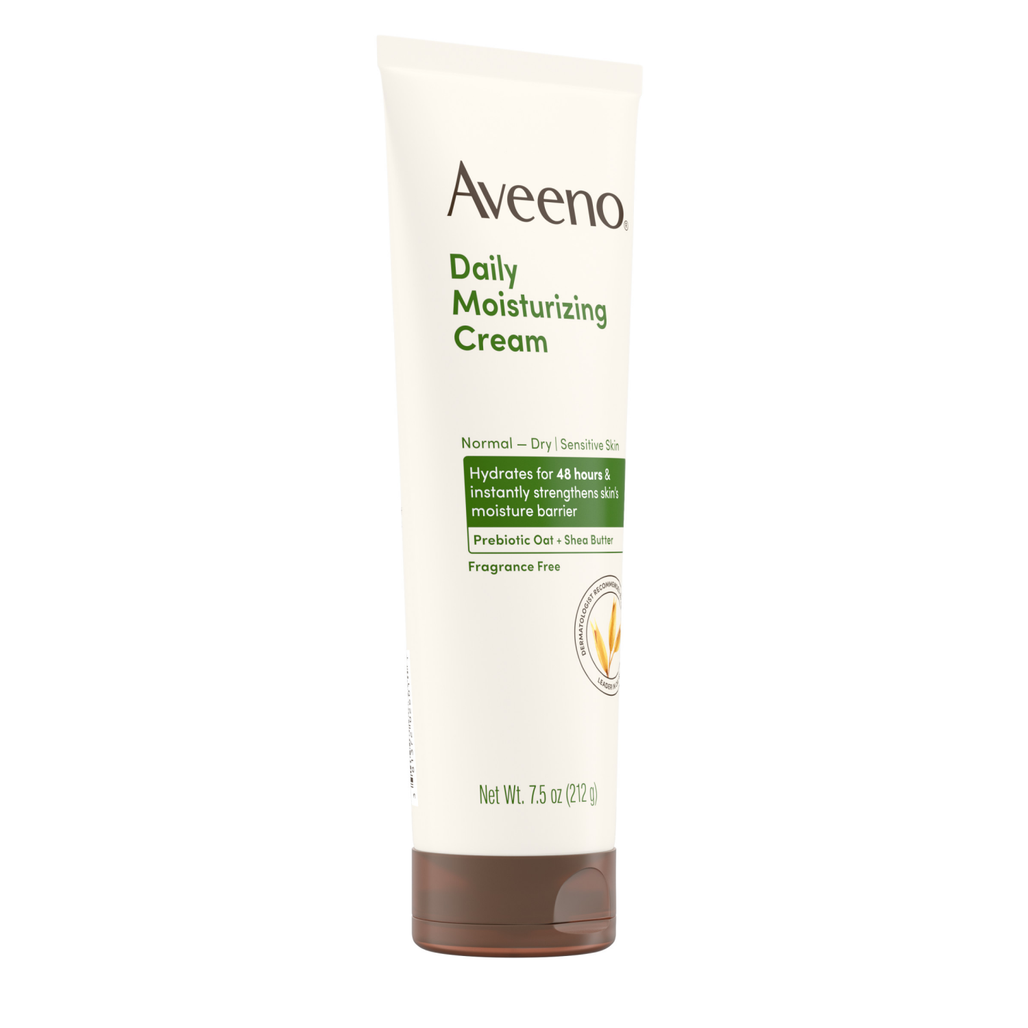 slide 5 of 6, Aveeno Daily Moisturizing Cream, Fragrance Free, 7.5 Oz, 7.5 oz