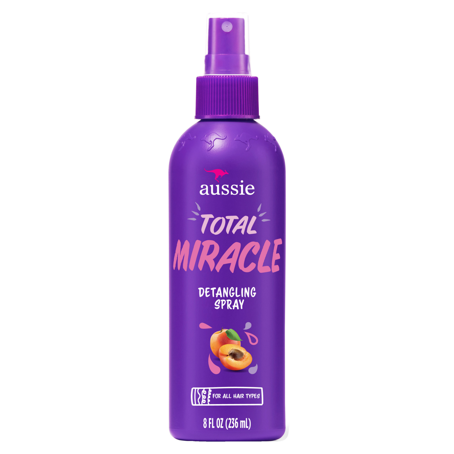 slide 1 of 8, Aussie Total Miracle Detangler with Apricot and Macadamia Oil, 8 fl oz, 8 fl oz