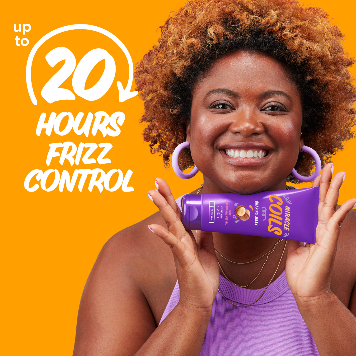 slide 2 of 5, Aussie Miracle Coils Shaping Jelly for Coily Hair with Macadamia Nut Oil, Sulfate-Free, 6.8 fl oz, 6.8 oz