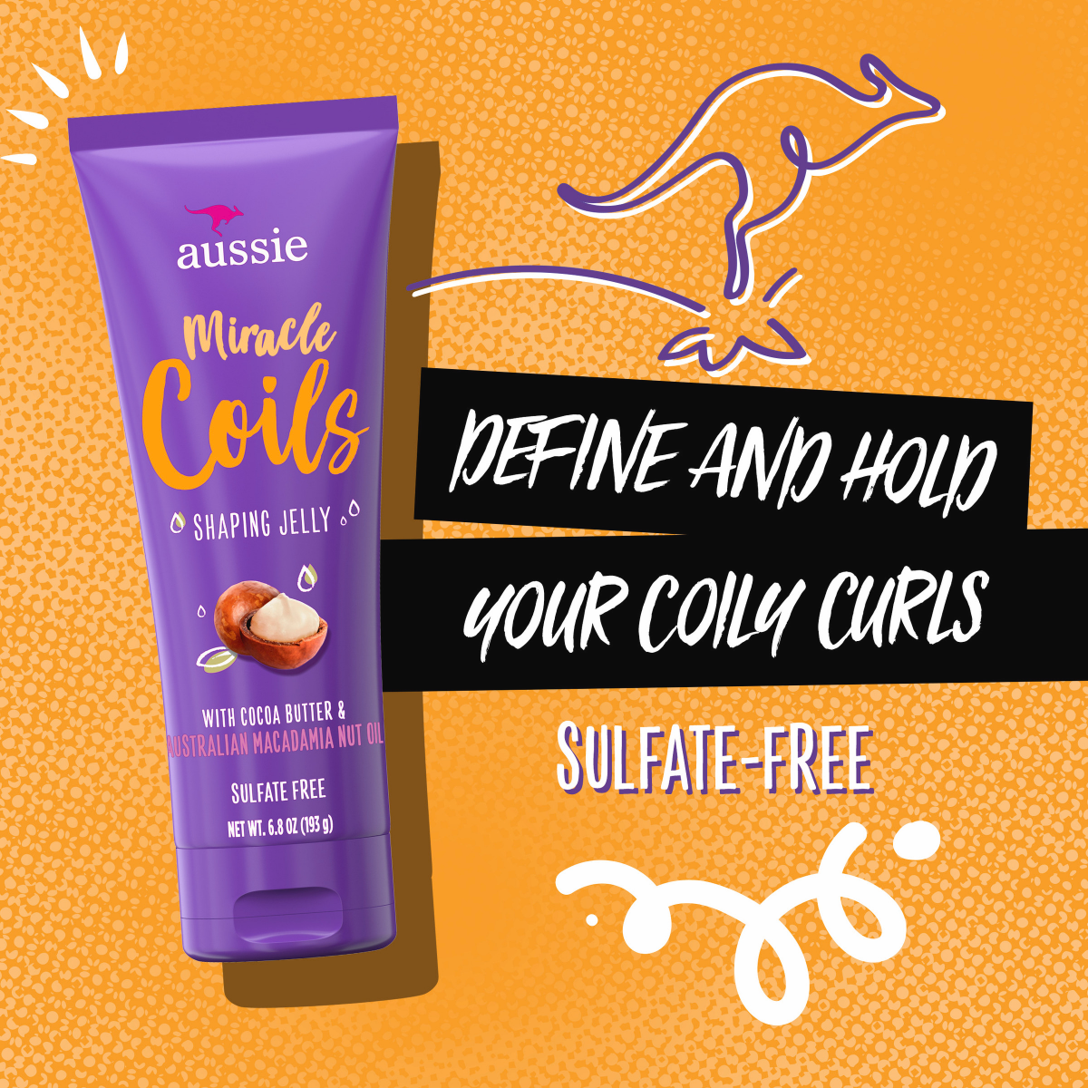 slide 7 of 25, Aussie Miracle Coils Sulfate-Free Shaping Jelly with Cocoa Butter, 6.8 oz