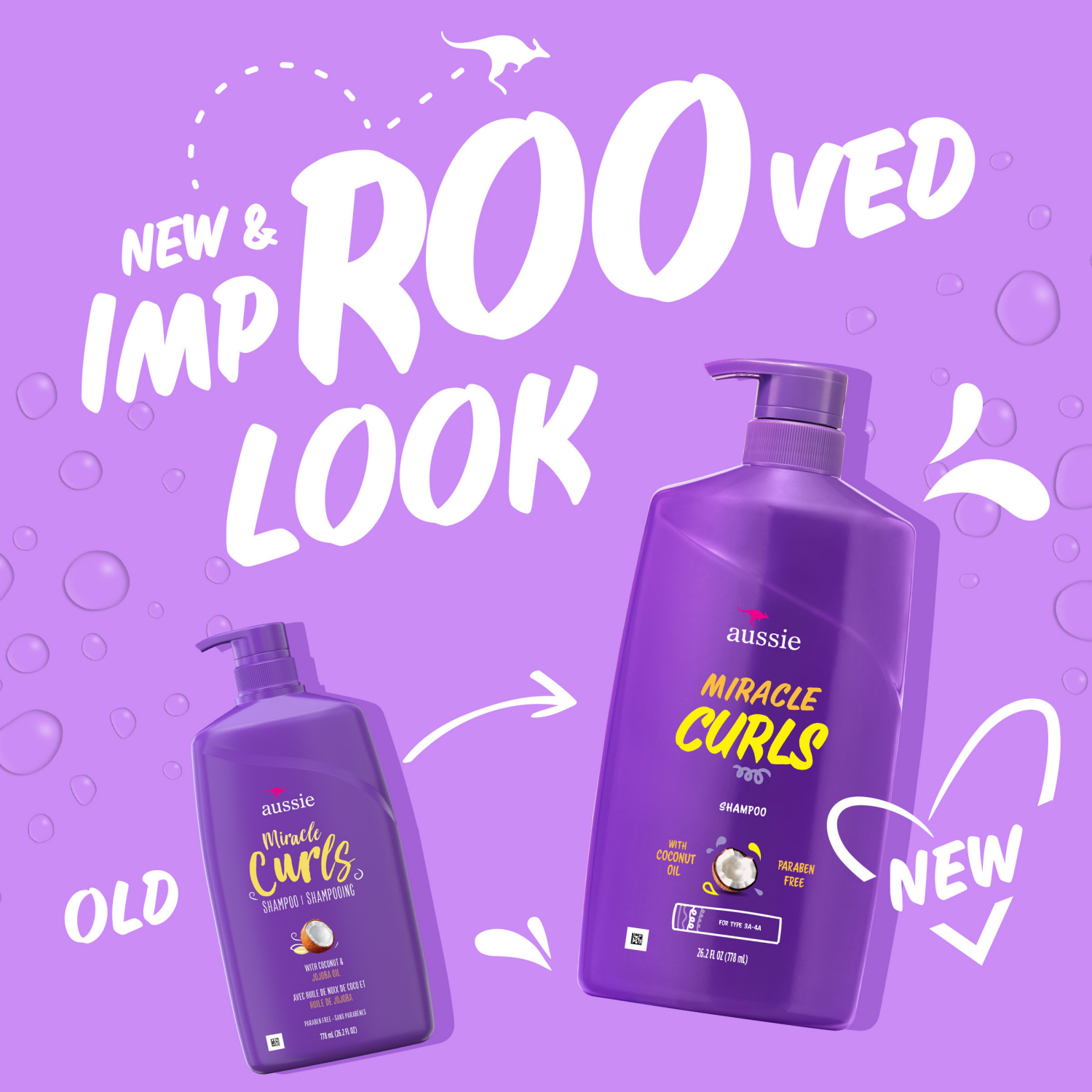 slide 4 of 5, Aussie Miracle Coconut & Jojoba Oil Curls Shampoo, 26.2 oz