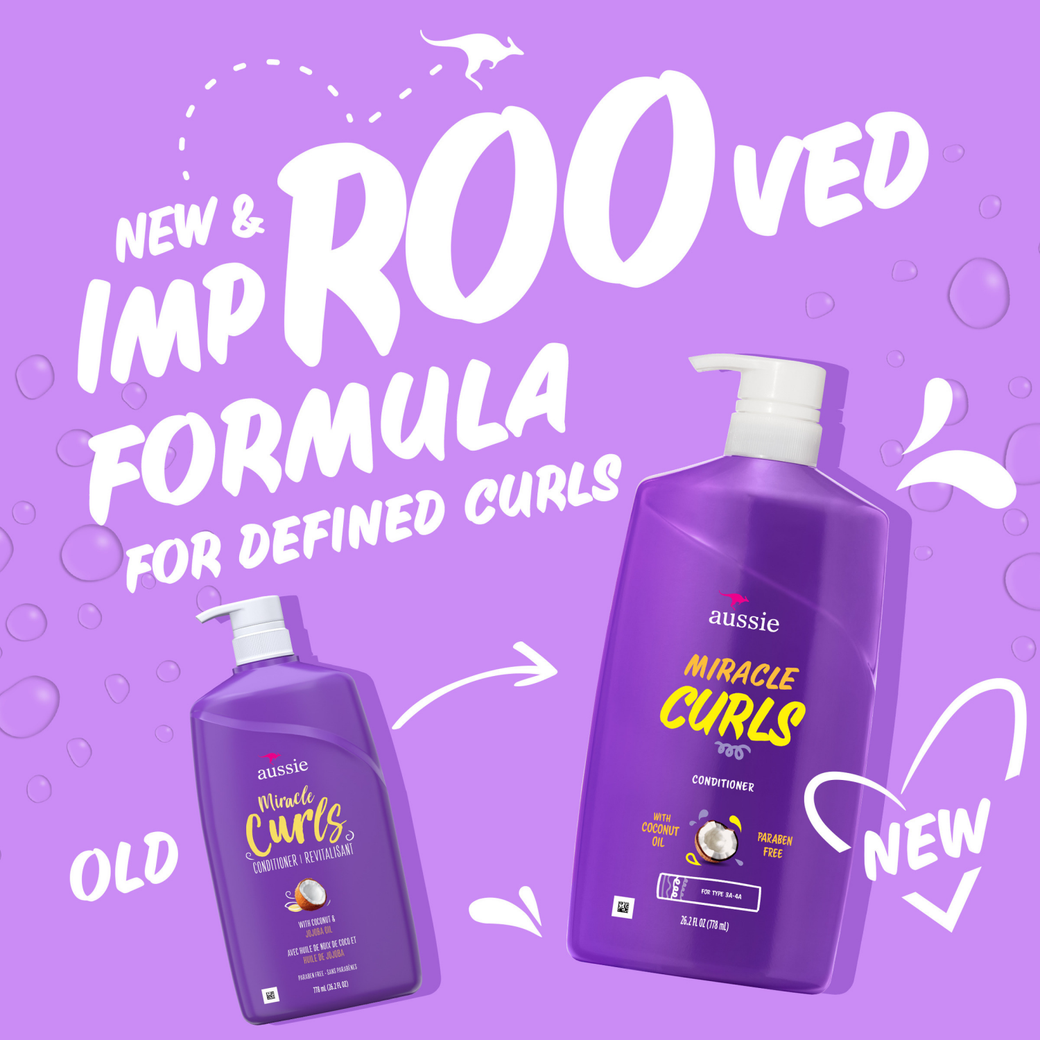 slide 4 of 5, Aussie Miracle Curls Conditioner with Coconut Oil, Paraben Free, 26.2 oz, 26.2 fl oz