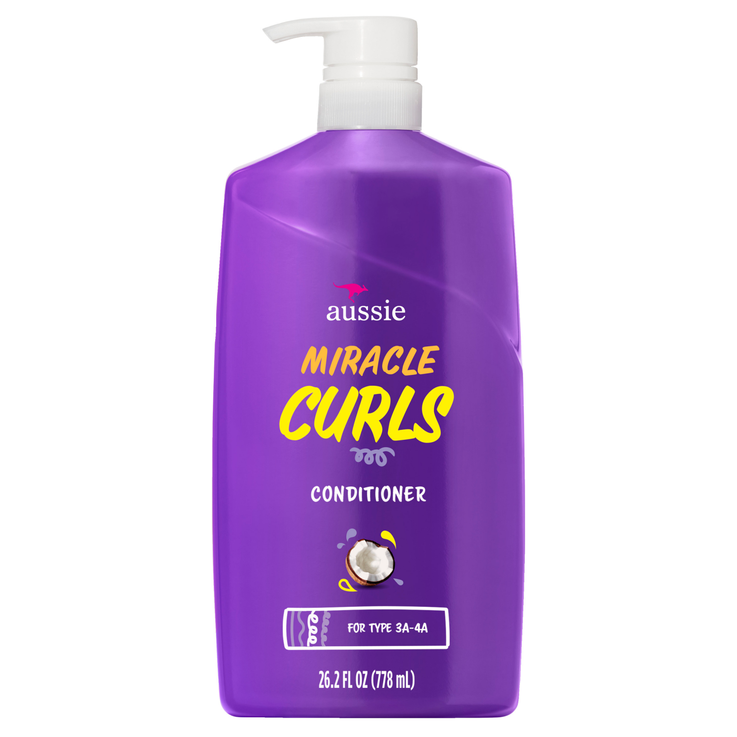 slide 1 of 5, Aussie Miracle Curls Conditioner with Coconut Oil, Paraben Free, 26.2 oz, 26.2 fl oz