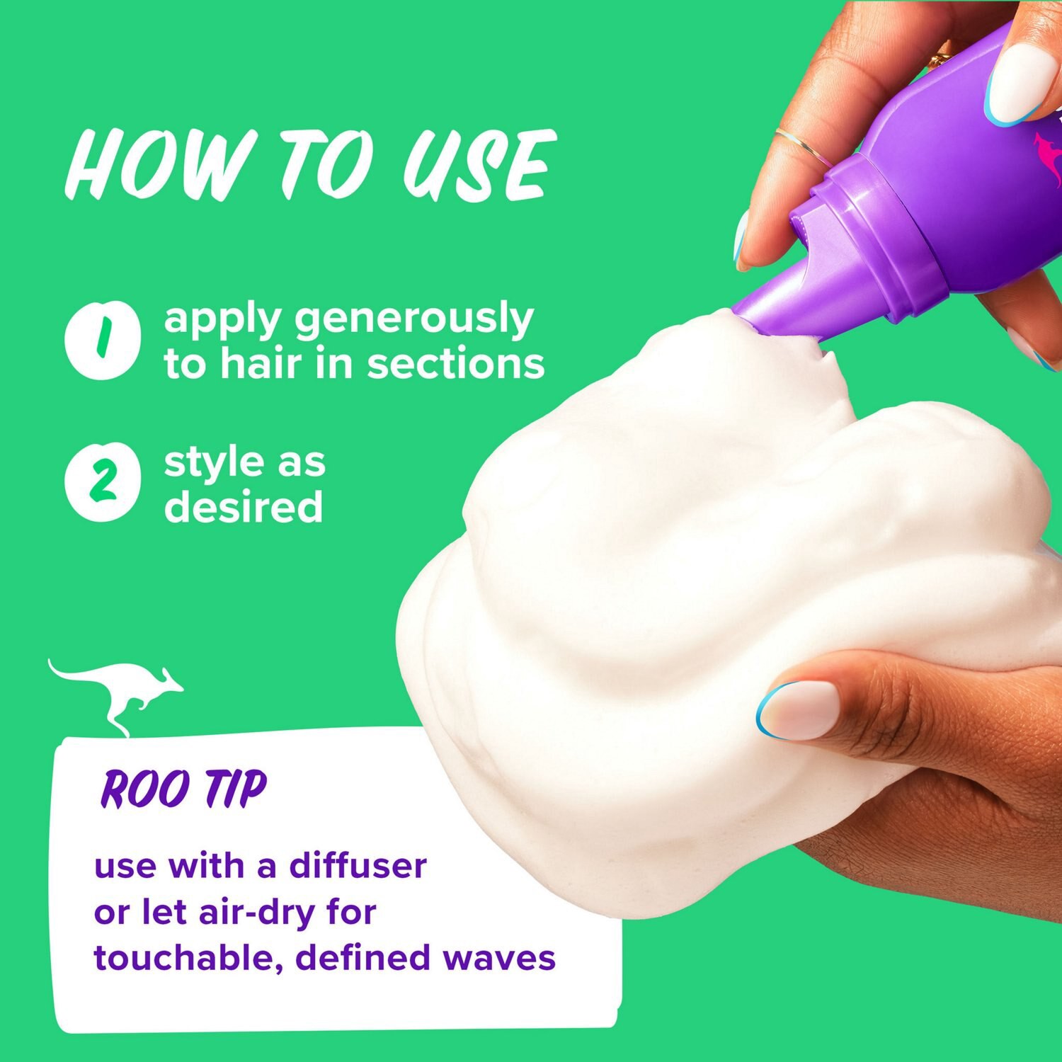 slide 7 of 8, Aussie Miracle Waves Soft Wave Mousse with Hemp Seed Oil, Paraben Free, Sulfate Free, 6 oz