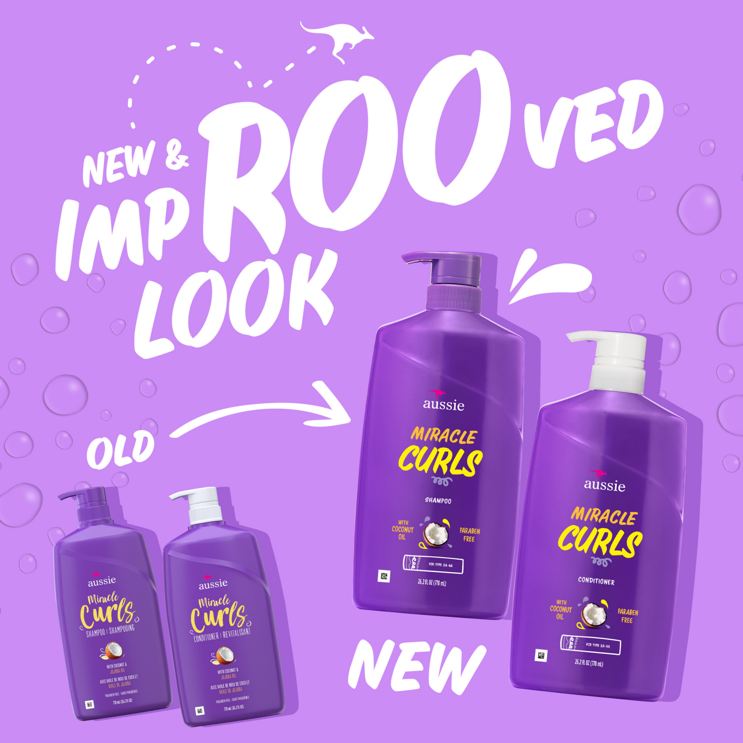 slide 4 of 5, Aussie Curls Shampoo and Conditioner Dual Pack, 26.2 oz