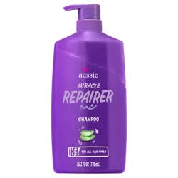 Aussie Miracle Repairer Shampoo with Aloe for All Hair Types