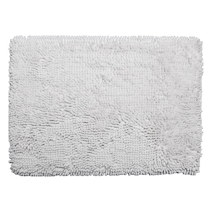 slide 1 of 2, Home Dynamix Super Sponge Bath Mat - White, 17 in x 24 in