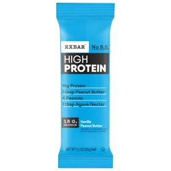 RXBAR High Protein Bars, Gluten Free, Protein Snacks, Strawberry Peanut Butter, 2.1oz, 1 Count