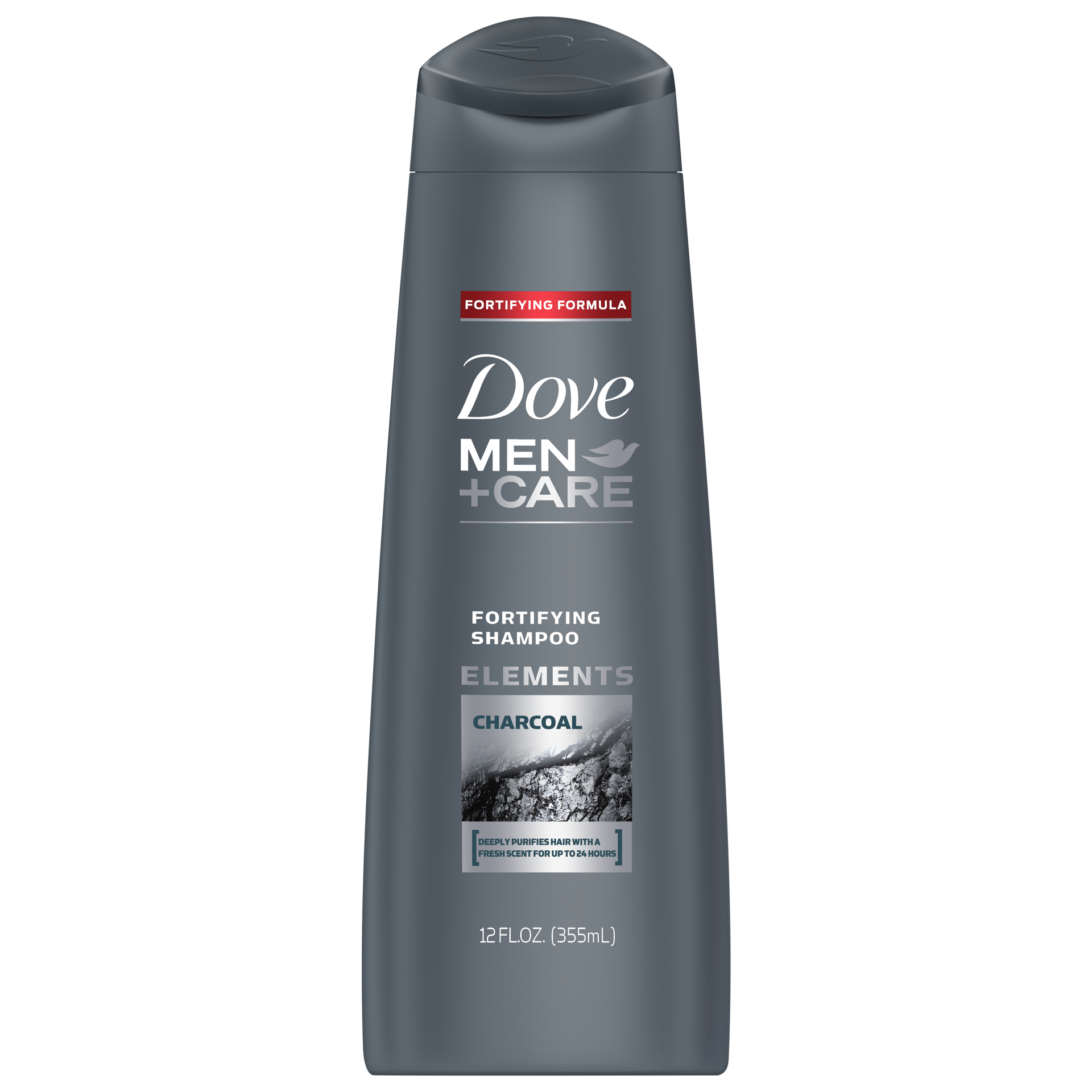 slide 3 of 4, Dove Men+Care Shampoo Charcoal + Clay, 12 oz, 12 oz