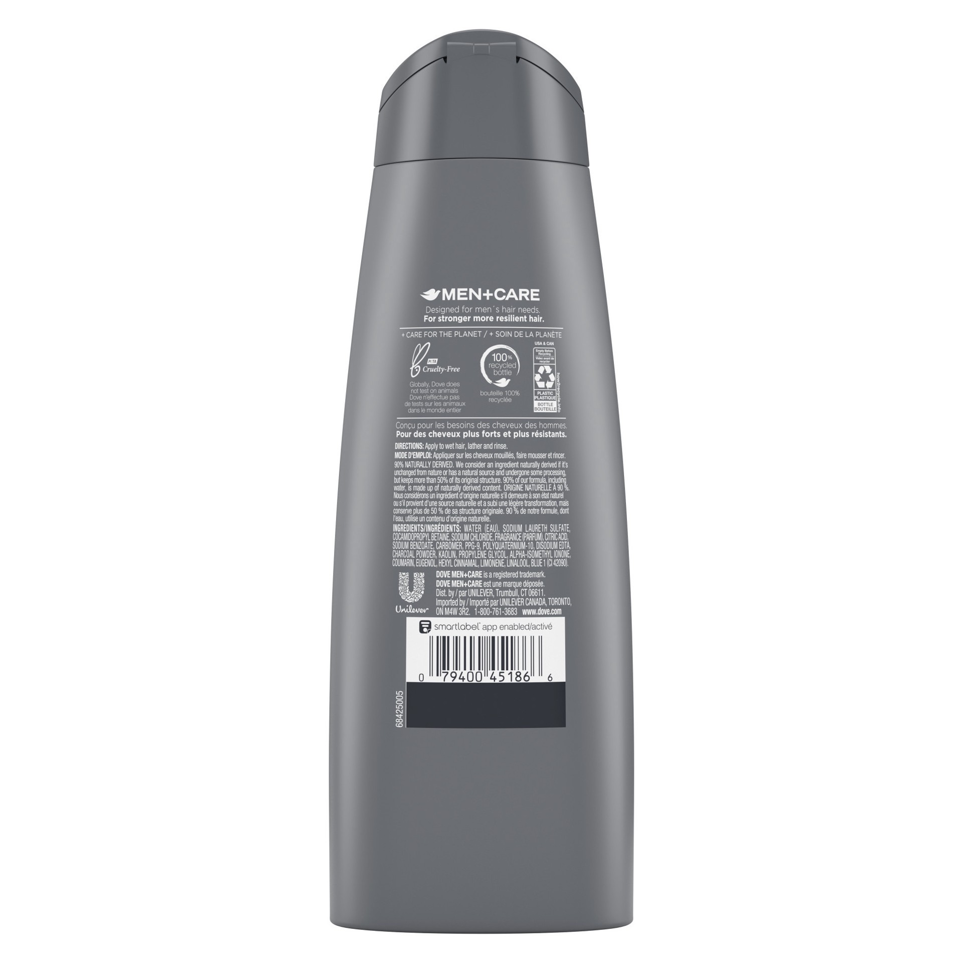 slide 2 of 4, Dove Men+Care Shampoo Charcoal + Clay, 12 oz, 12 oz