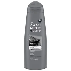Dove Men+Care Shampoo Charcoal + Clay, 12 oz