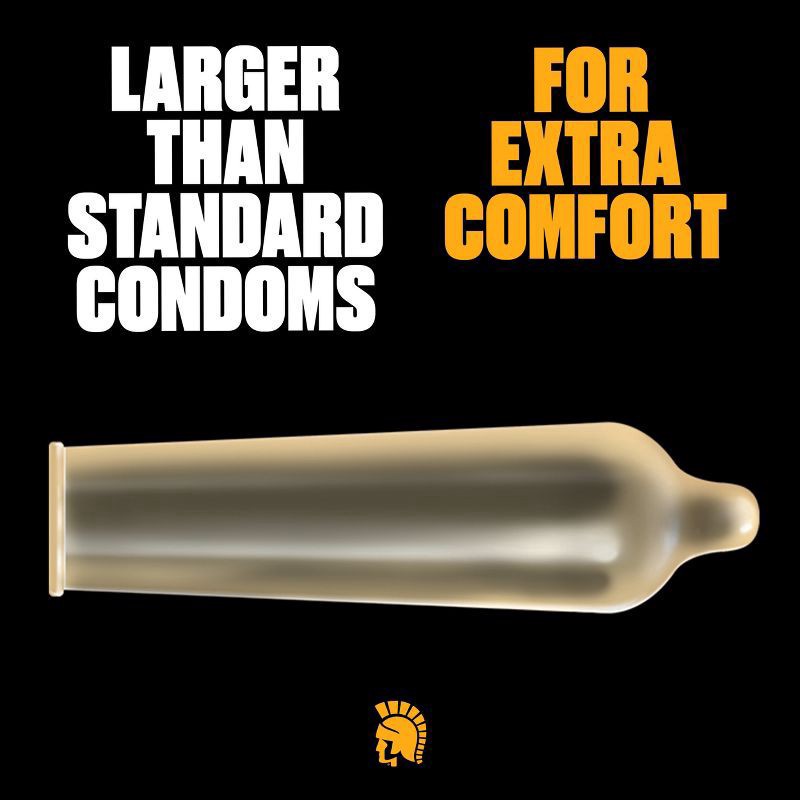 slide 3 of 9, Trojan Magnum Large Size Lubricated Condoms for Comfort and Sensitivity, 36 Count, 1 Pack, 36 ct