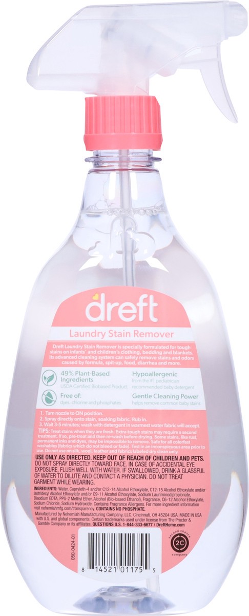 slide 4 of 12, Dreft Laundry Stain Remover, 24 fl oz