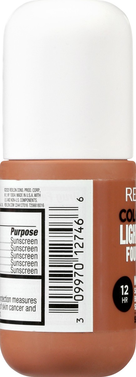 slide 5 of 9, Revlon ColorStay Broad Spectrum SPF 34 Mocha 550 Light Cover Foundation 1 oz, 1 oz