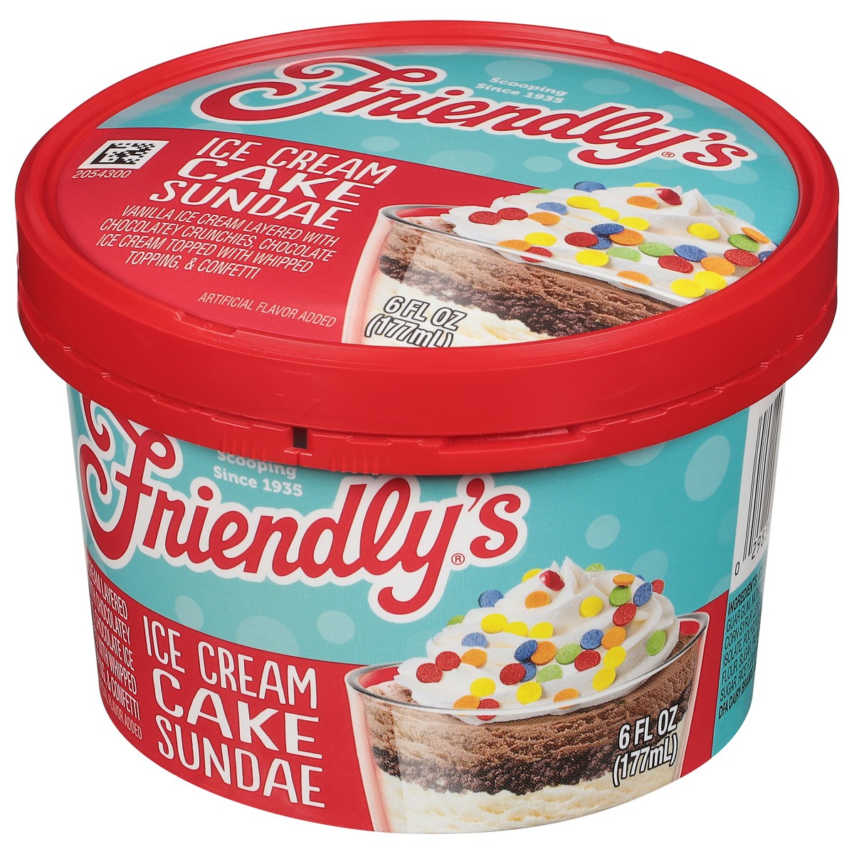 slide 2 of 11, Friendly's Ice Cream Cake Sundae 6 fl oz, 6 fl oz