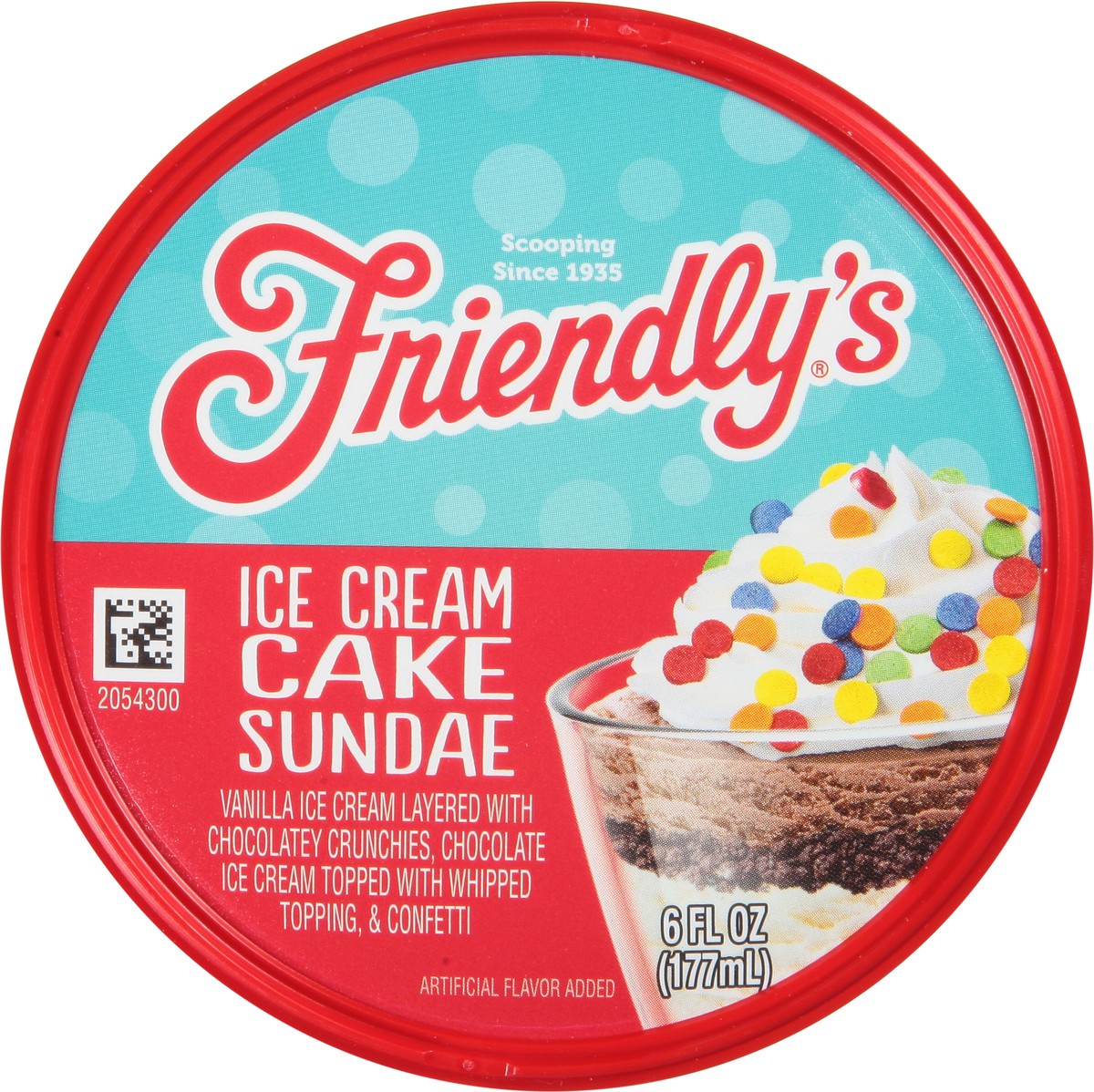 slide 9 of 11, Friendly's Ice Cream Cake Sundae 6 fl oz, 6 fl oz