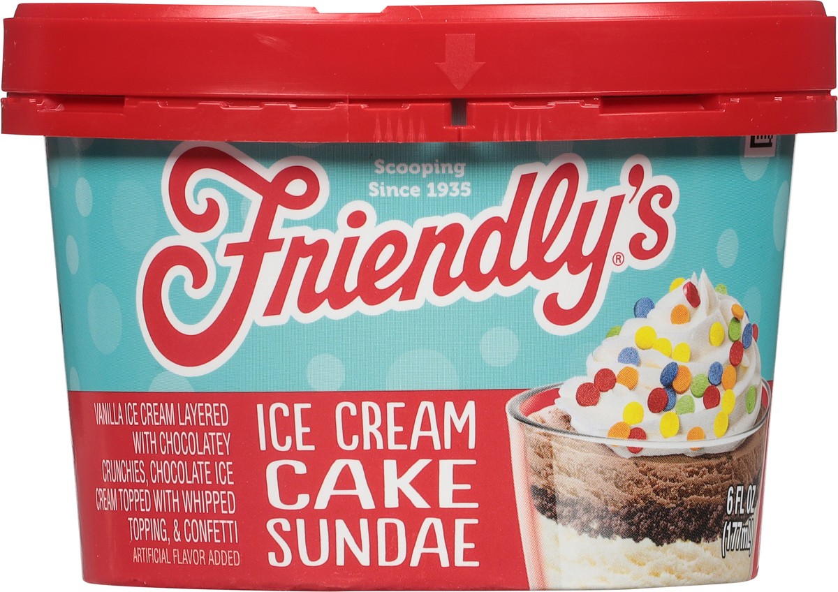 slide 11 of 11, Friendly's Ice Cream Cake Sundae 6 fl oz, 6 fl oz