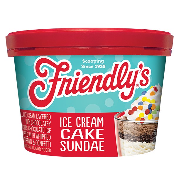 slide 1 of 11, Friendly's Ice Cream Cake Sundae 6 fl oz, 6 fl oz