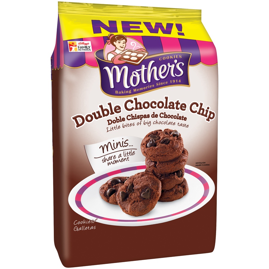 Mother's Double Chocolate Chip Cookies 12 oz Shipt
