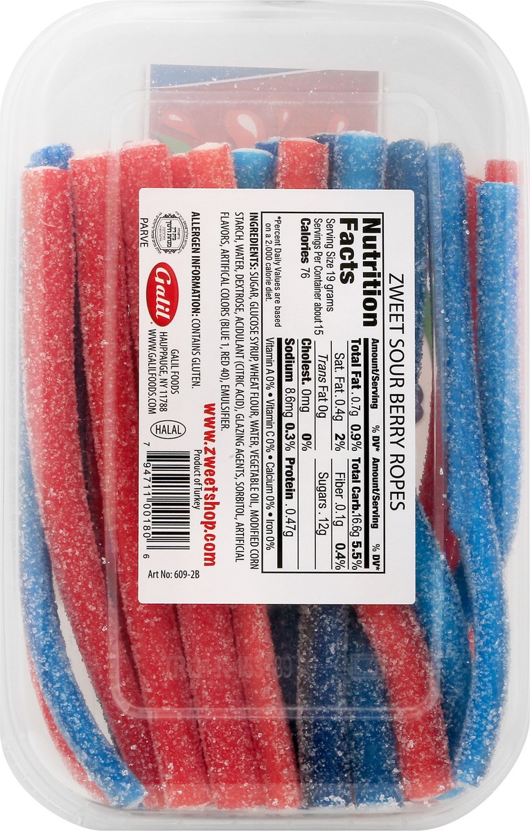 slide 3 of 11, Zweet Filled Mixed Berry Sour Ropes 10 oz, 10 oz