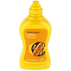 Know & Love Squeeze Mustard 14 Ounces