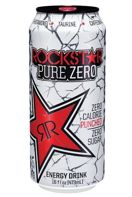 slide 1 of 1, Rockstar Energy Rockstar Pure Zero Punch Can, 16 oz