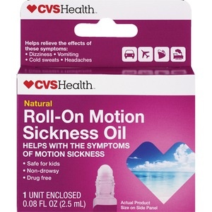 slide 1 of 1, CVS Health Motion Sickness Oil Natural Roll-On, 0.08 oz