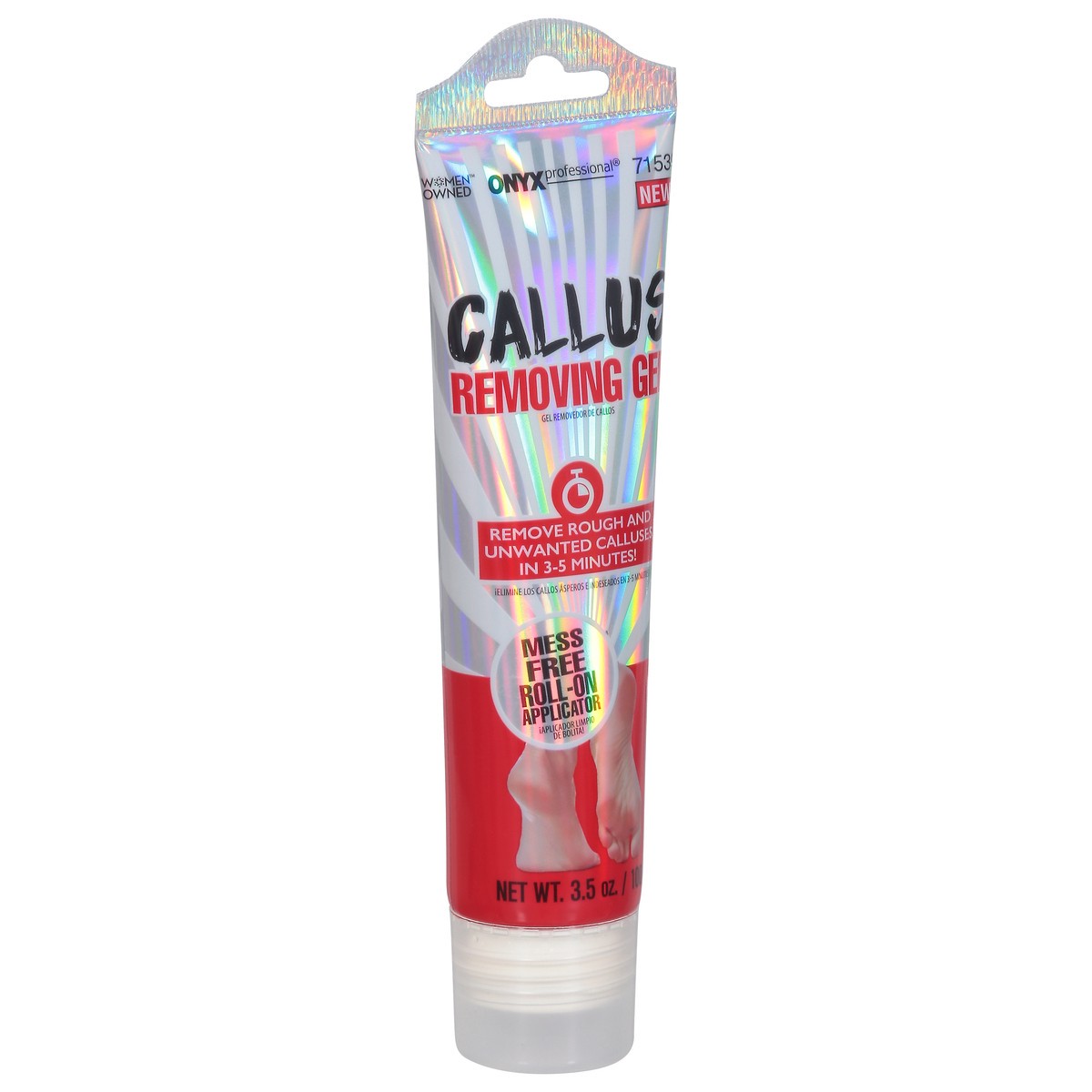 Onyx Professional Callus Removing Gel with Roll-on Applicator, 3.5 oz