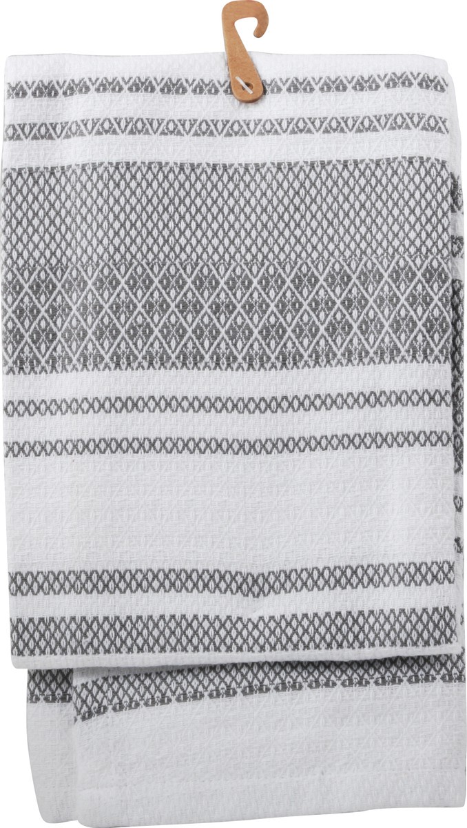 slide 8 of 11, KD Kitchen Kay Dee Tea Towel Graphite, 1 ct
