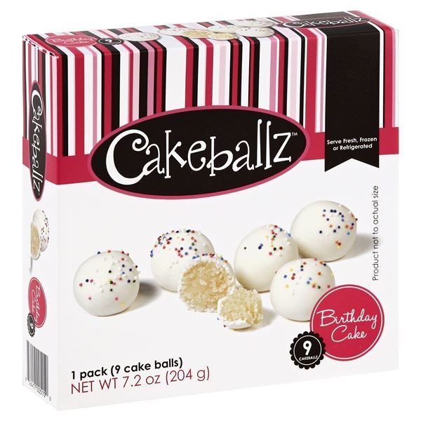 slide 1 of 1, Cakeballz Cake Balls 9 ea, 9 ct