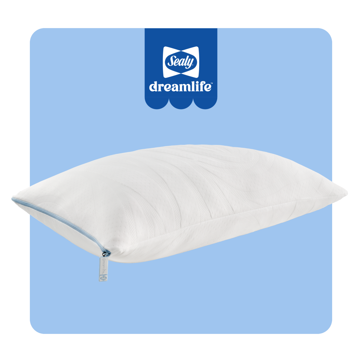slide 1 of 8, Sealy Dreamlife Shredded Foam Bed Pillow, 1 ct