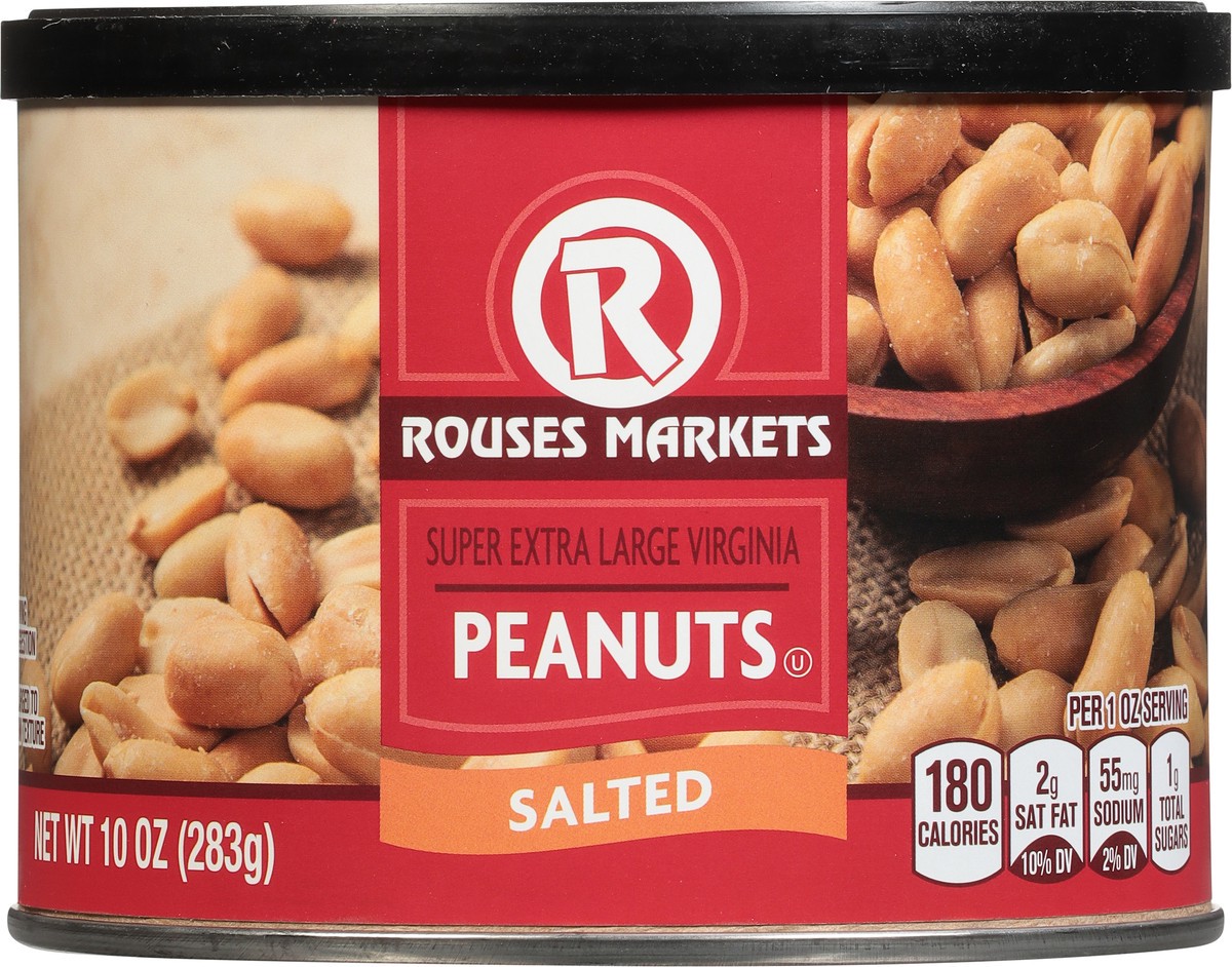 slide 6 of 9, Rouses Markets Super Extra Large Virginia Salted Peanuts 10 oz, 10 oz