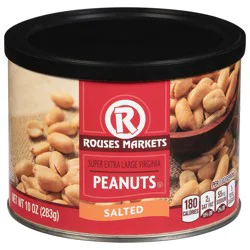 Rouses Markets Super Extra Large Virginia Salted Peanuts 10 oz
