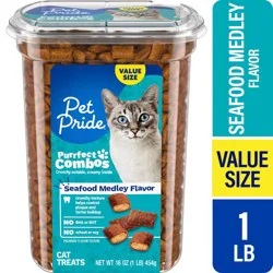 Pet Pride® Seafood Center Filled Cat Treats