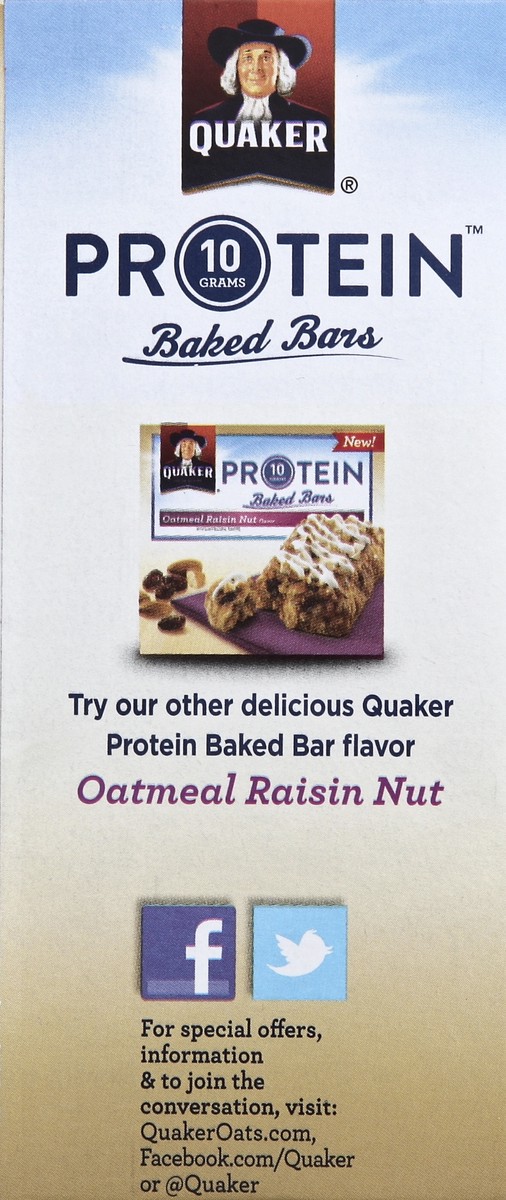 slide 3 of 4, Quaker Protein Peanut Butter Chocolate Baked Bars, 5 ct; 1.65 oz