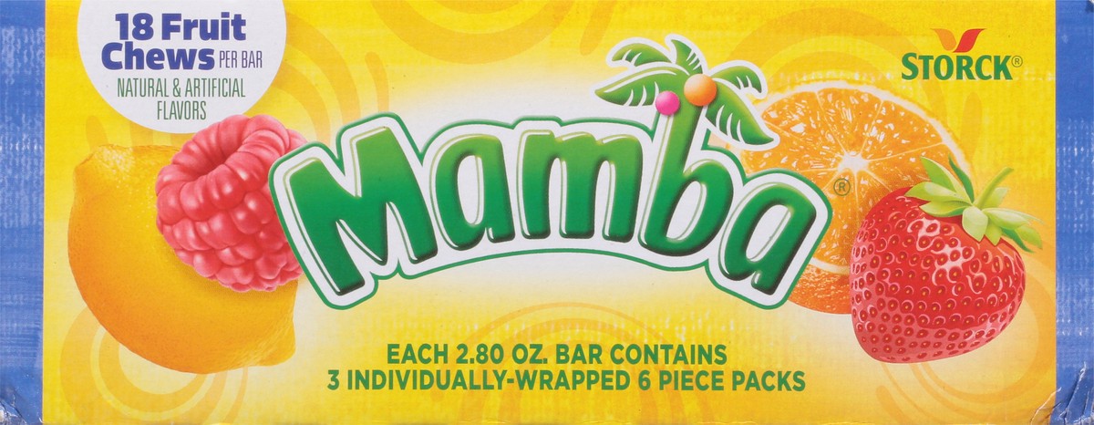 slide 2 of 9, Mamba Assorted Fruit Chews 24 - 2.80 oz ea, 24 ct