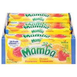 Mamba Assorted Fruit Chews 24 - 2.80 oz ea