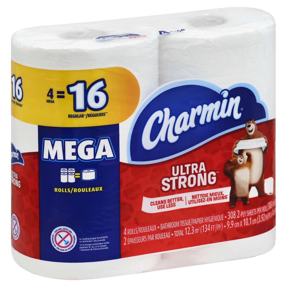 slide 1 of 5, Charmin Bathroom Tissue 4 ea, 4 ct